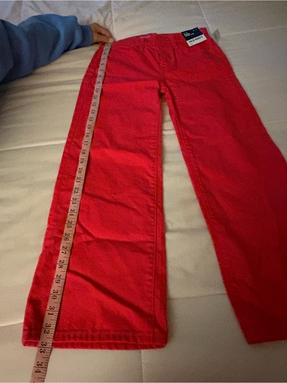 Girls Red Wide-Leg Jeans NWT